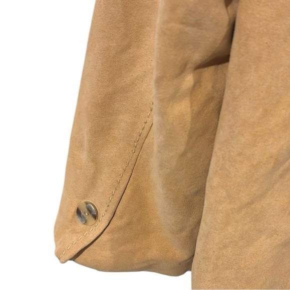Studio work western butter brown tan soft blazer size 12 - Picture 7 of 10